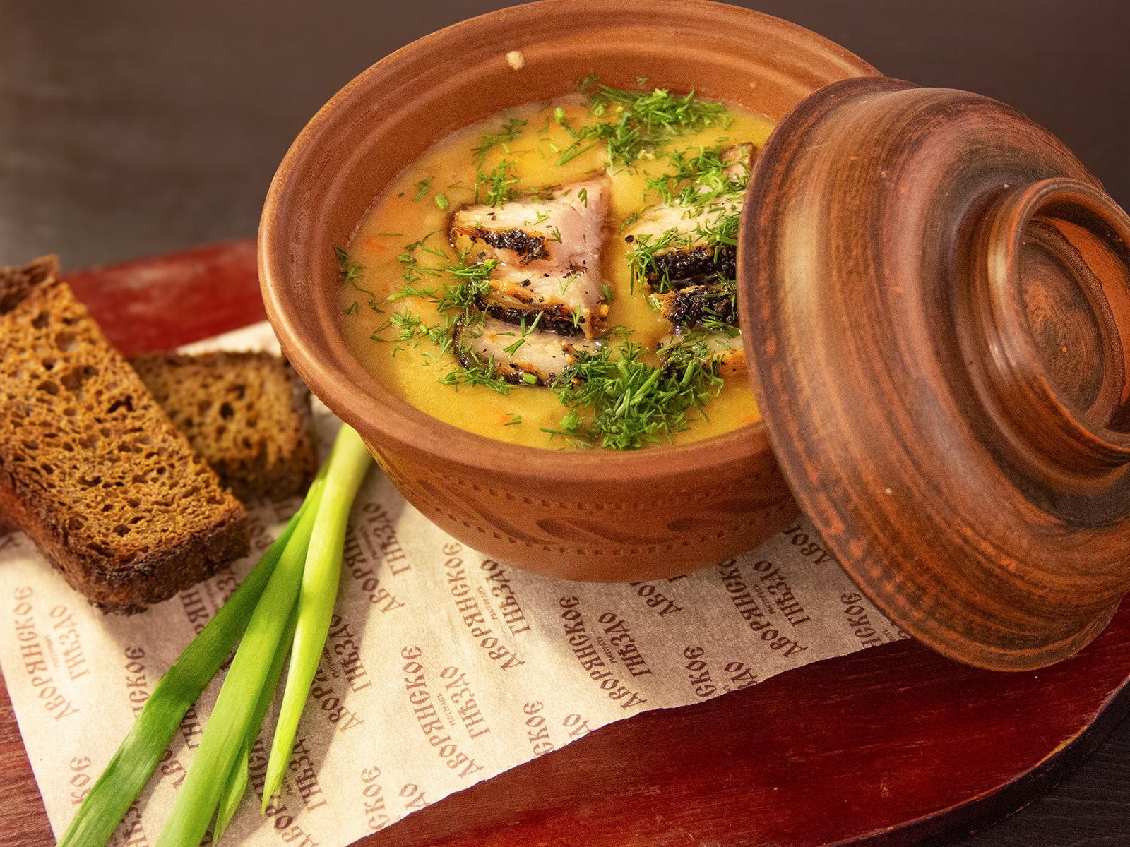 Печное меню в ресторане Суздаля