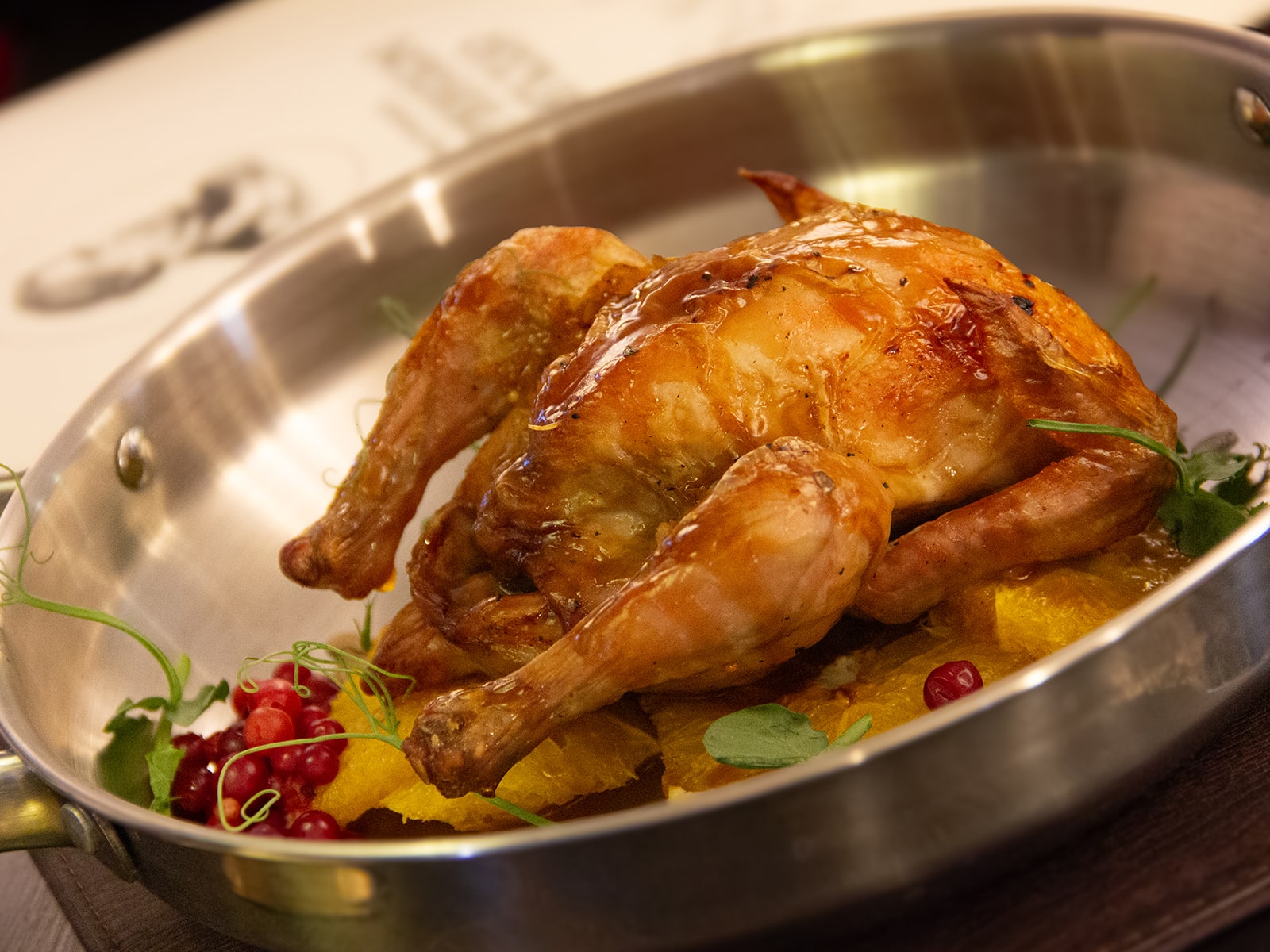 Печное меню в ресторане Суздаля