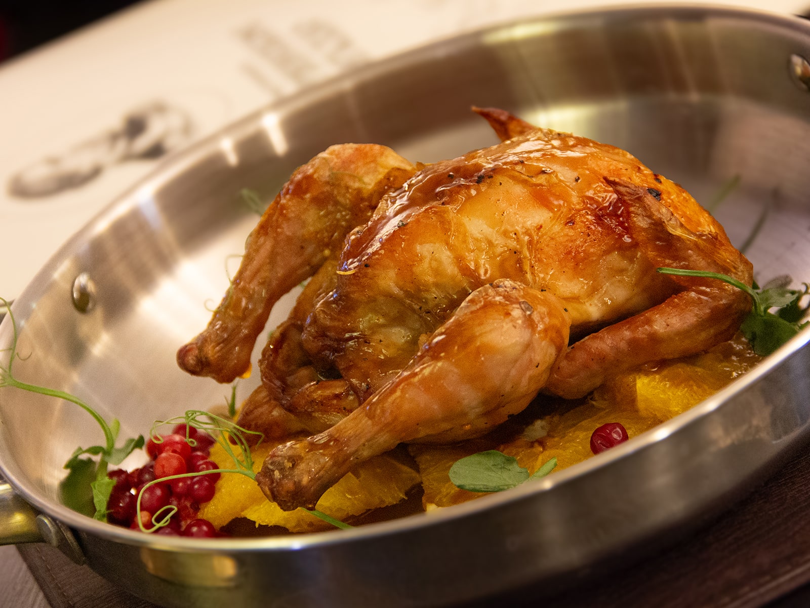 Печное меню в ресторане Суздаля