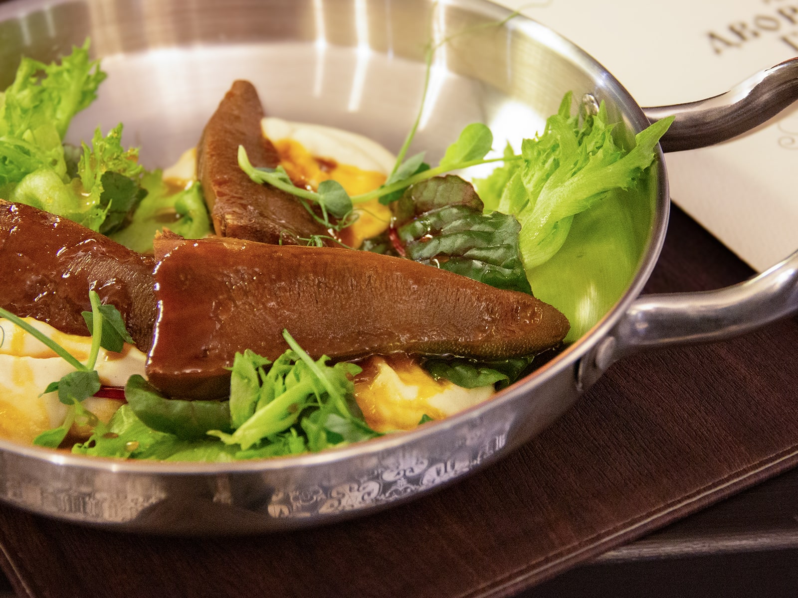 Печное меню в ресторане Суздаля